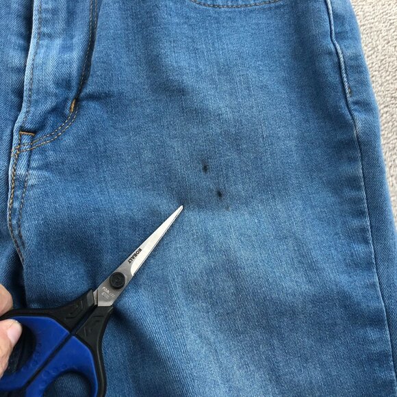 Levis Womens 721 Jeans Size 28 High Rise Skinny Leg Ankle Blue Denim Casual - Picture 6 of 16